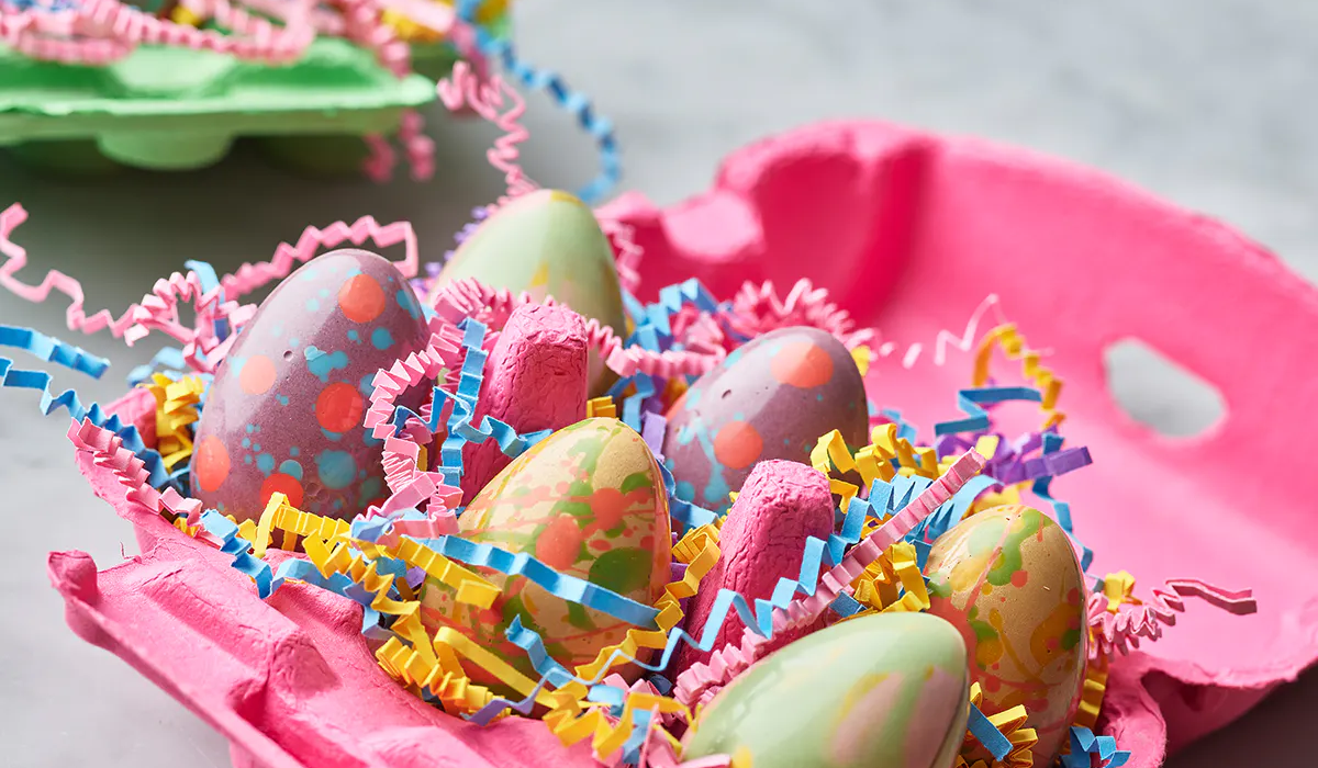 colorful easter eggs from Daniel Boulud