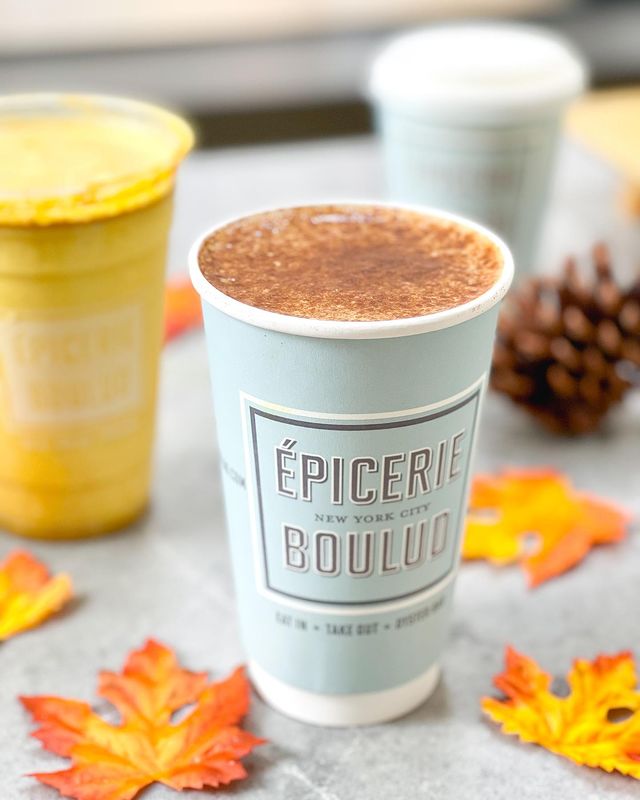 pumpkin spiced latte from Epicerie Boulud