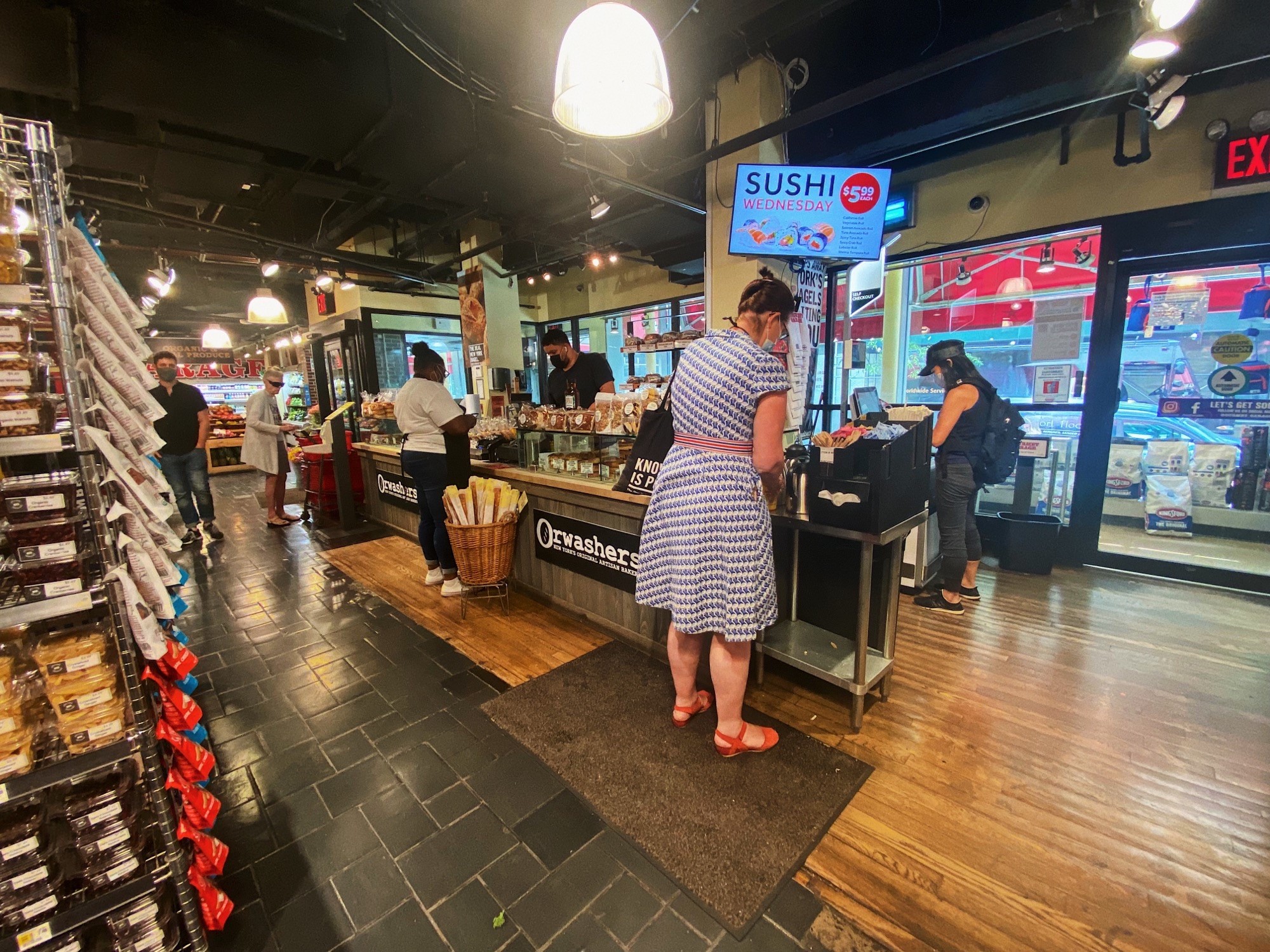 people order at the Orwashers counter