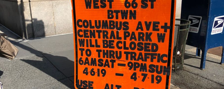 West 66th Street Closure 4/6-4/7