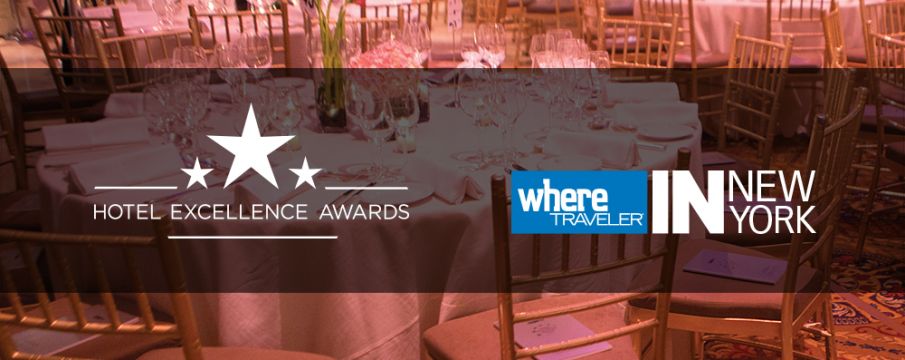 Hotel Excellence Awards mock-up with Logo