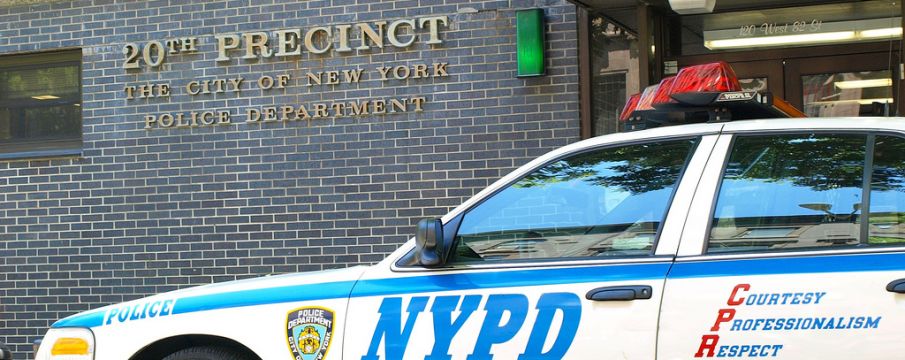 outside shot of the nypd 20th precinct headquarters