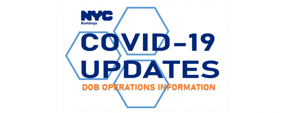 DOB & Suspension of Non-Essential Construction: COVID-19