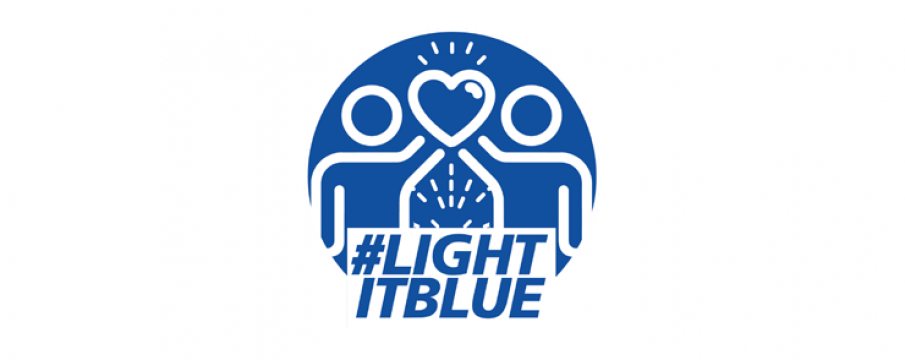 Light It Blue Campaign for COVID-19