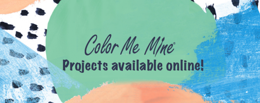 Pottery Painting at Home with Color Me Mine To-Go Kits