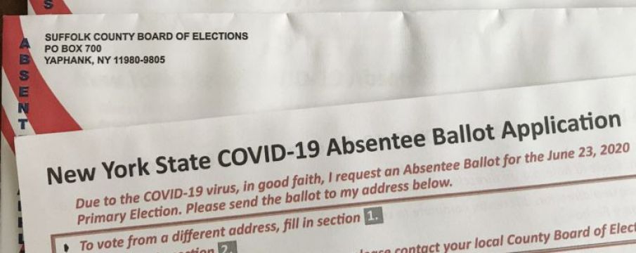 new york absentee ballot request