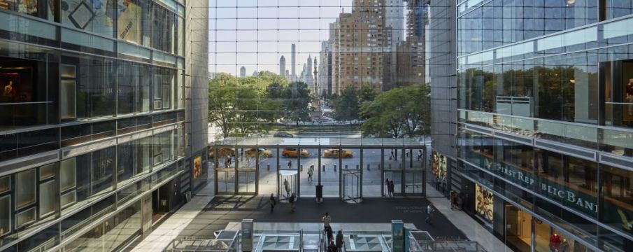 interior of the shops at columbus circle