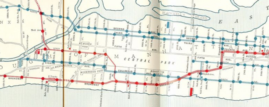 old manhattan subway map