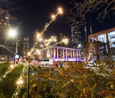 Tumbling Brights: A Holiday Lighting Installation