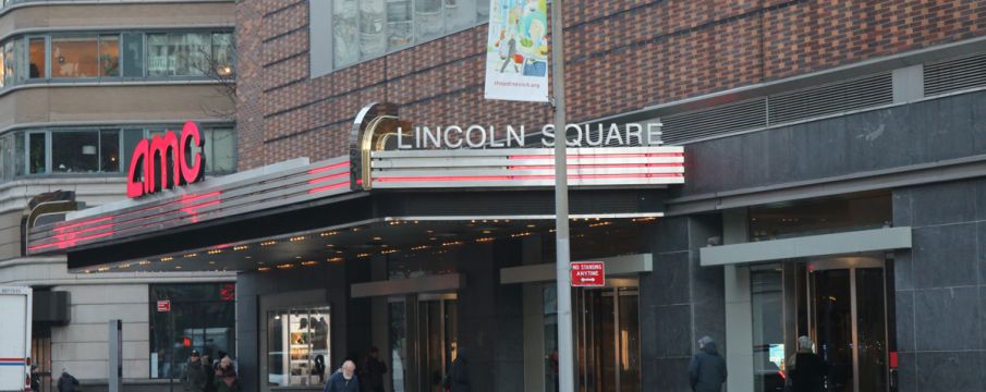 outside of AMC Lincoln Square in 2019 