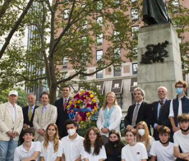 NYC Parks Rededicates Statue of Dante Alighieri ...