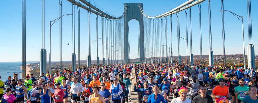 runners in the new york city marathon