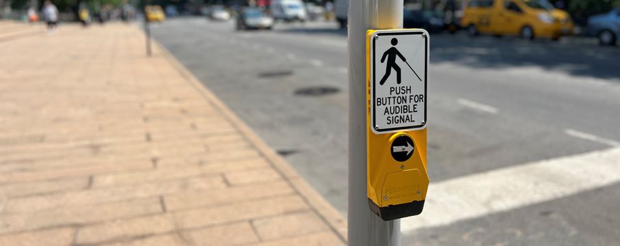 Accessible Pedestrian Signals in Lincoln Square