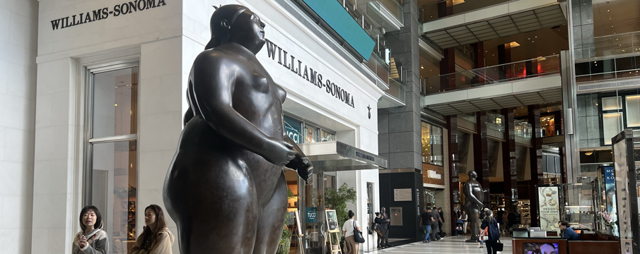 Botero’s Adam & Eve Stand Tall at The Shops at Columbus Circle