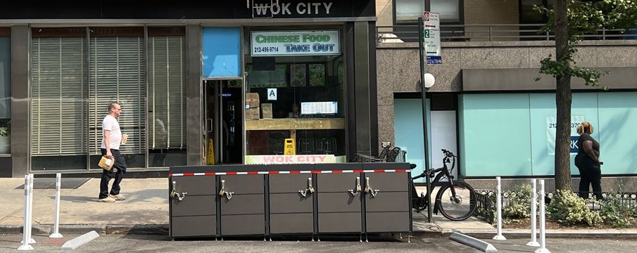 Two New Citibins on Amsterdam Ave