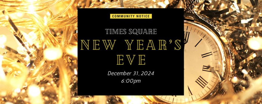 New Year’s Eve Community Notice 2024