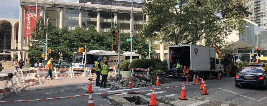 Con Edison Work at 64th Street