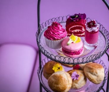 Pink Afternoon Tea at Bluebird London